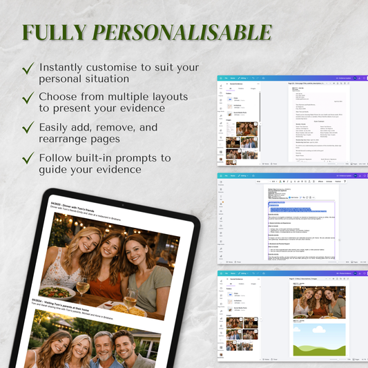 Partner Visa Template Bundle