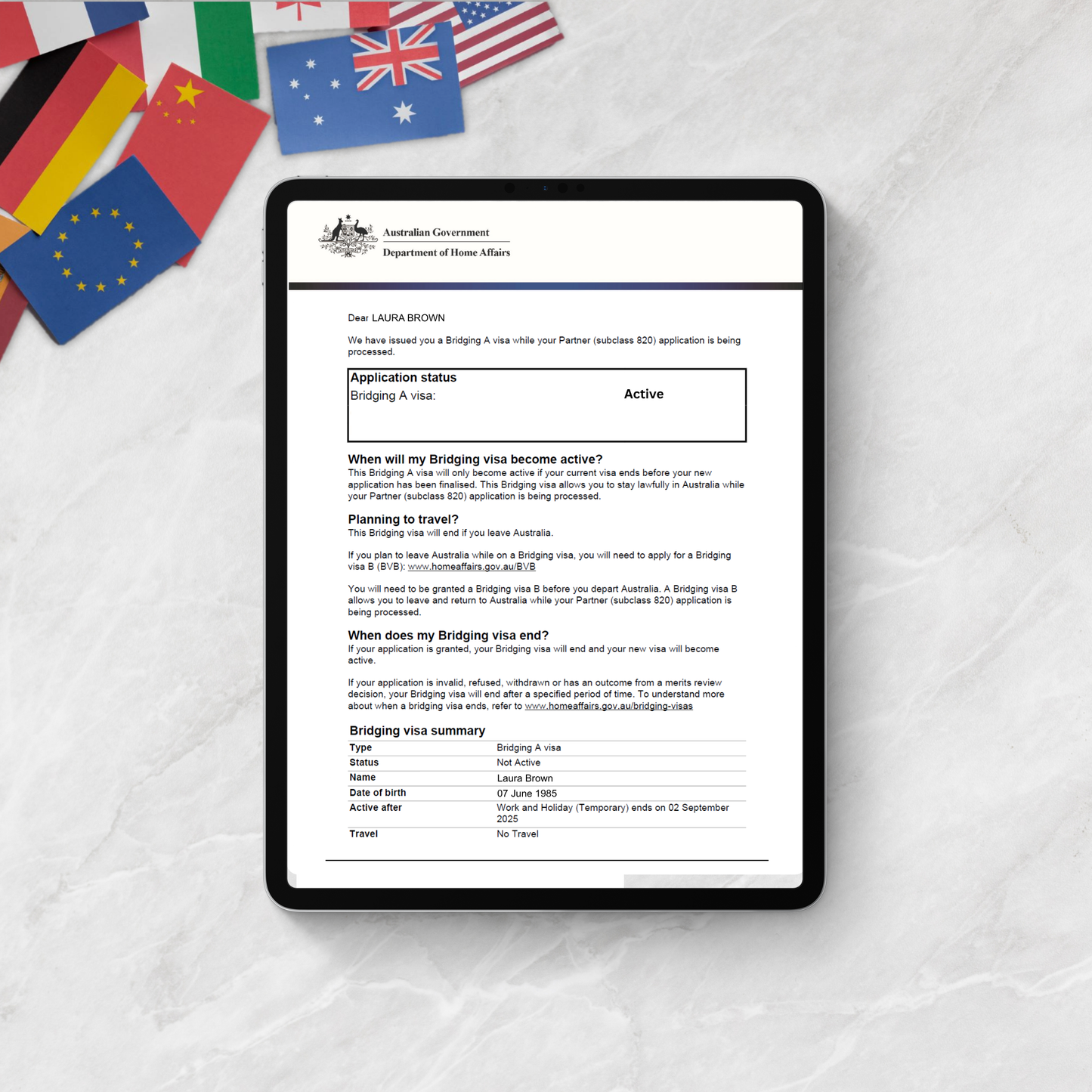 Partner Visa Template Bundle