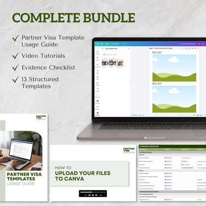 Partner Visa Template Bundle
